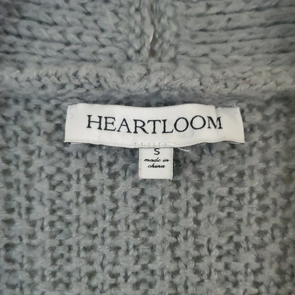 Heartloom Chunkyknit Open Cardigan Size Small Oversized Slouchy Pockets
